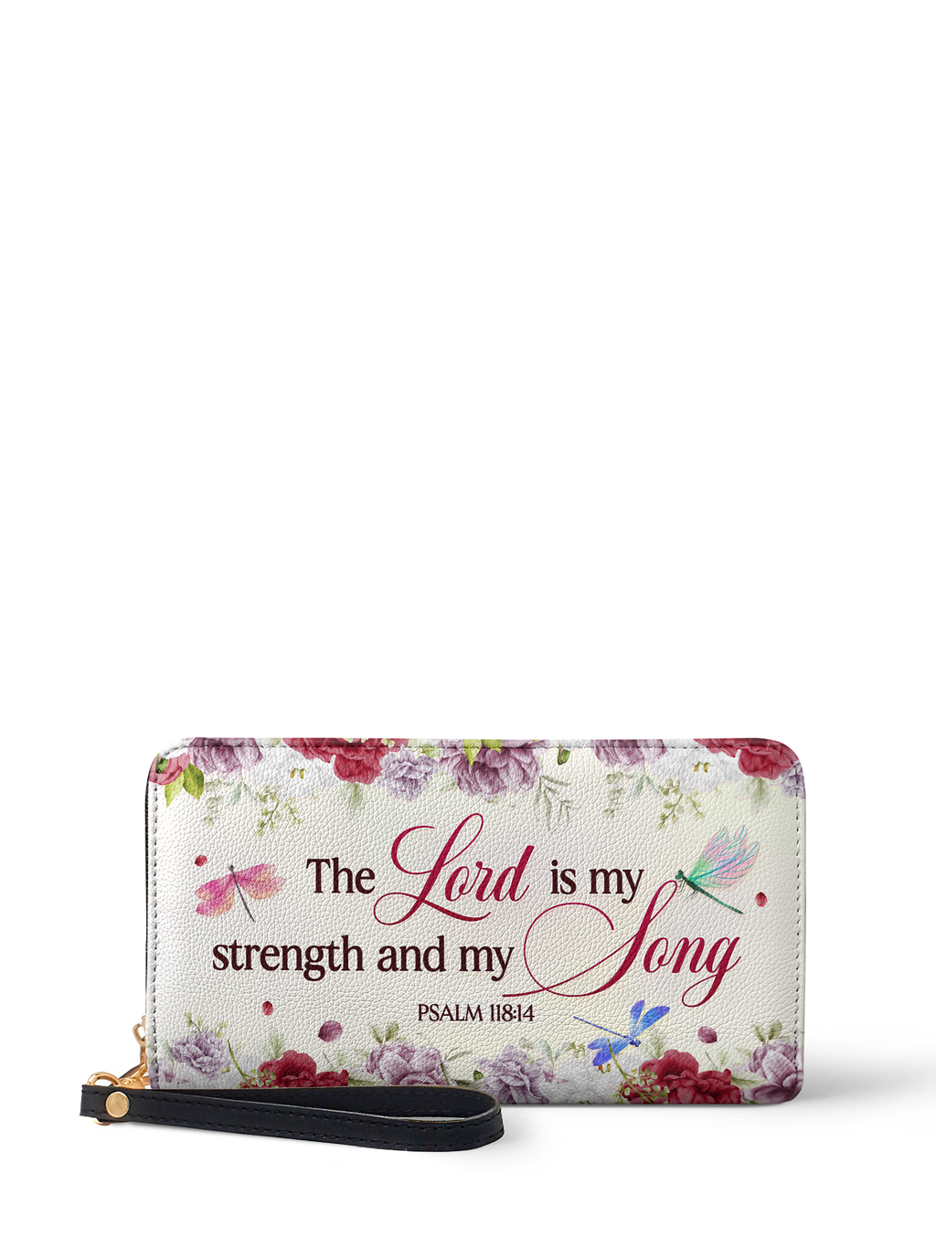Melody Psalm 118:14 Bible Verse Wallet