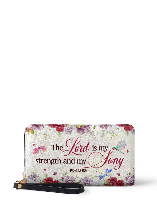 Melody Psalm 118:14 Bible Verse Wallet