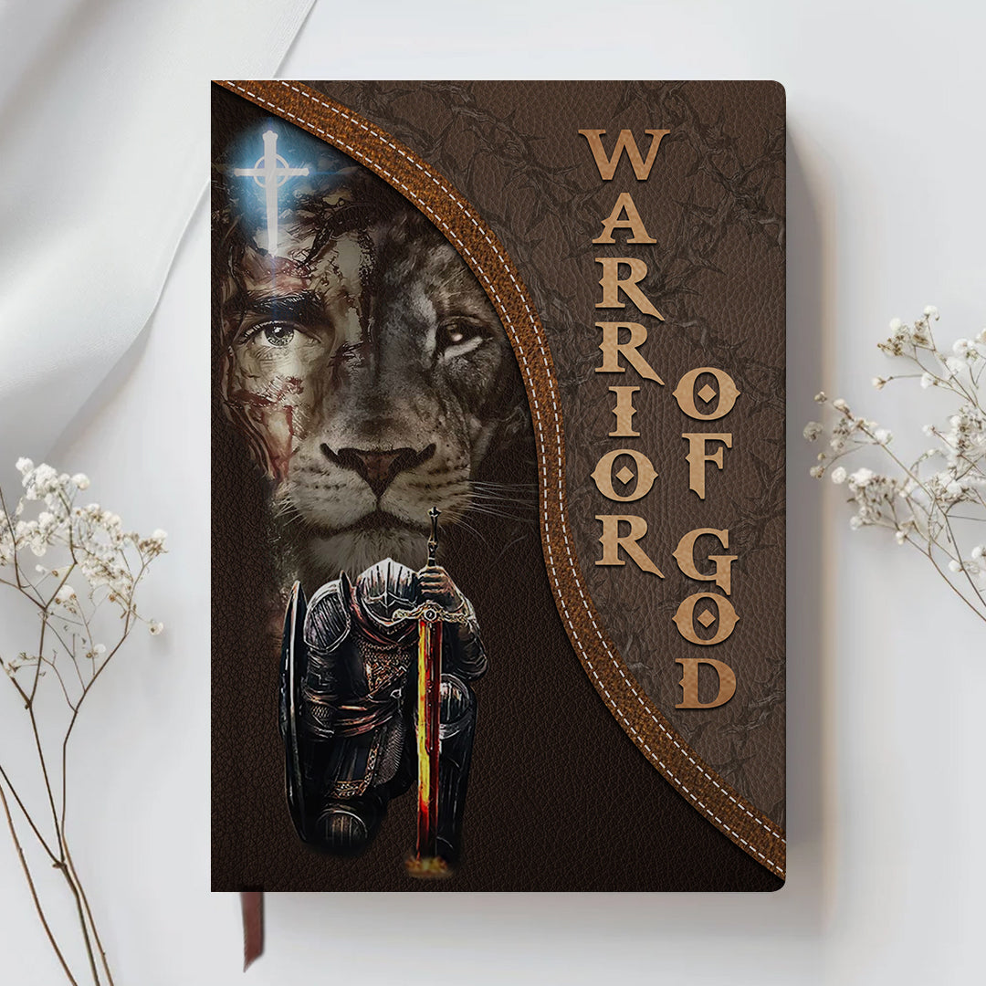 Personalized "Warrior Of God" Leather Prayer Journal