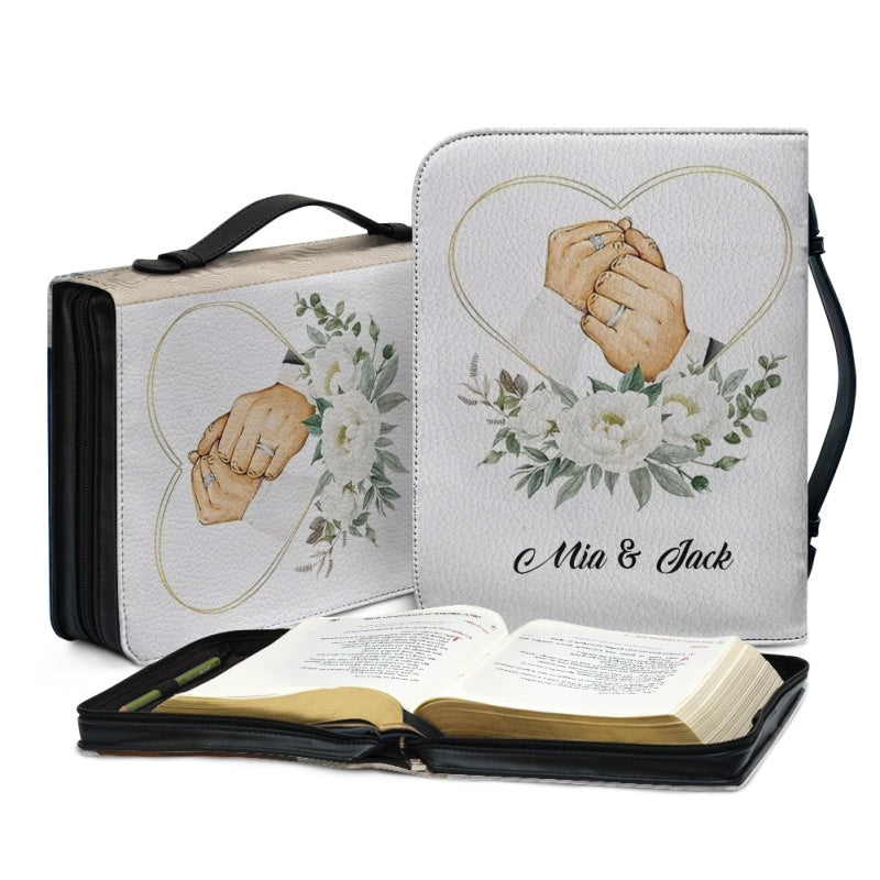 Personalized To My Girlfriend Bible Cover