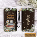 I Read Books & Drink Tea Personalized Clutch Purse