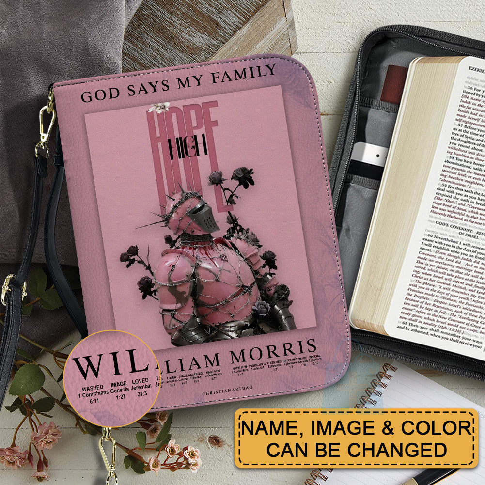 Personalized Name Meaning Bible Cover