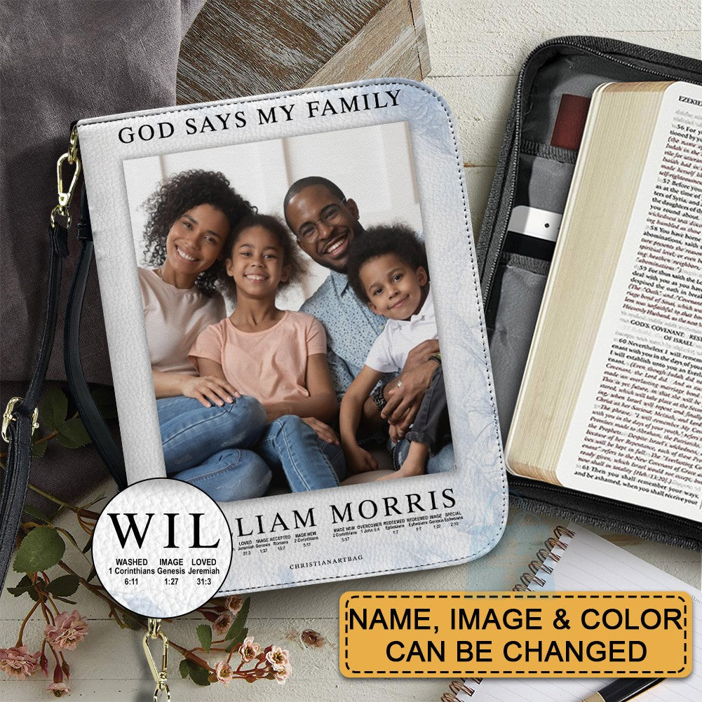 Personalized Name Meaning Bible Cover