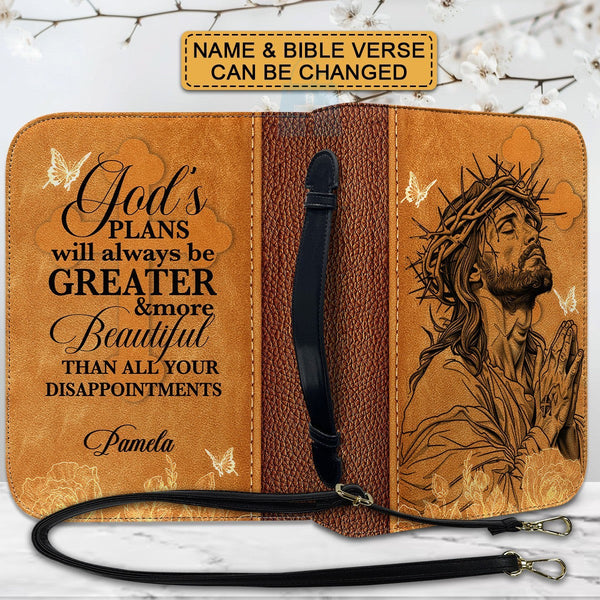 God's Plans Personalized Bible Cover with Name