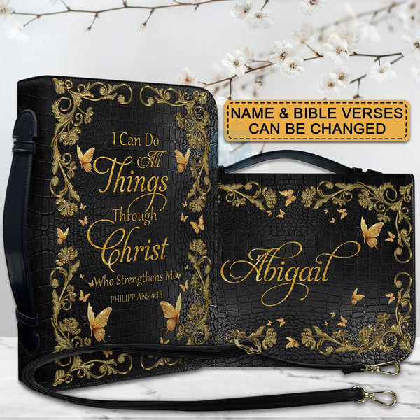 Personalized Bible Cover - I Can Do All Things