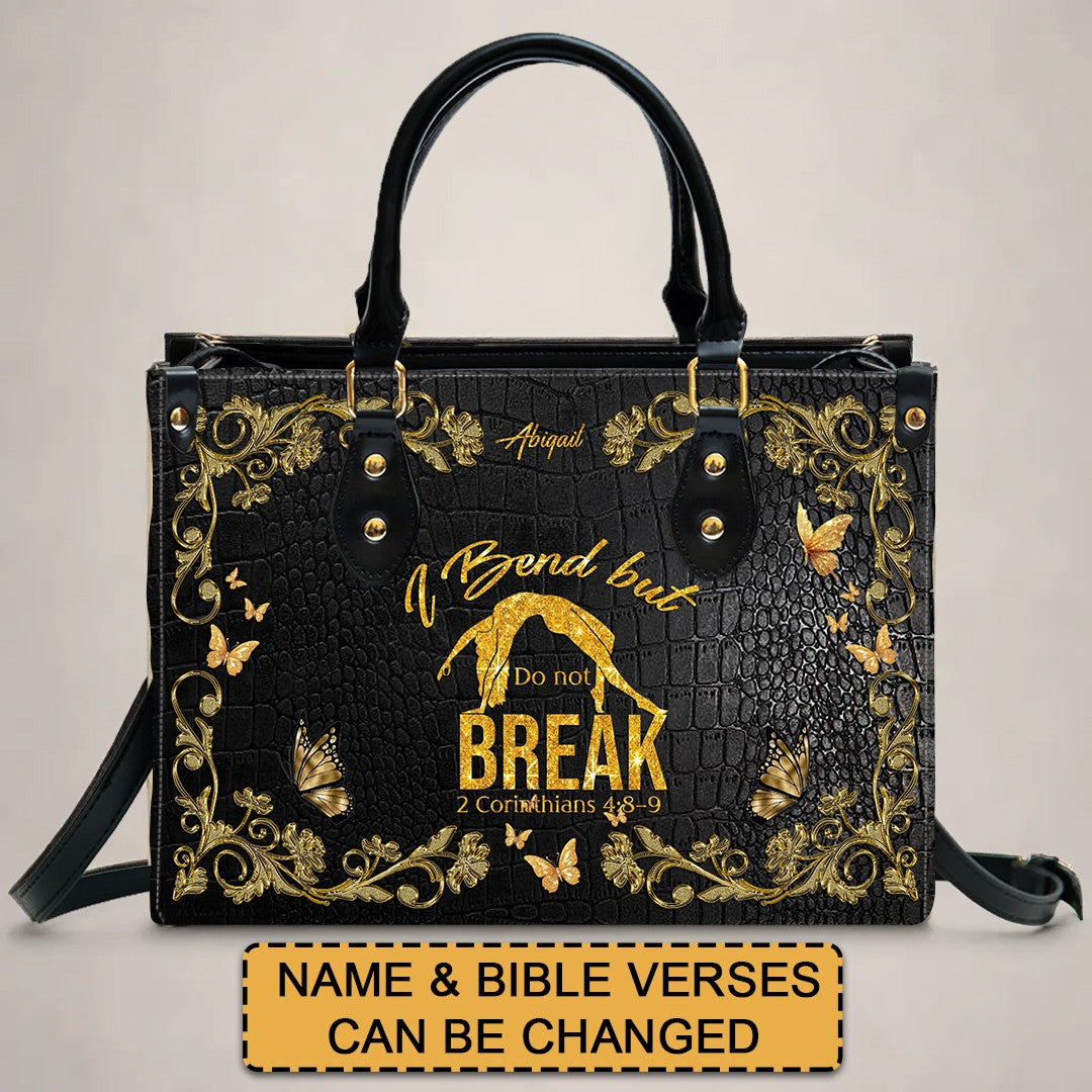 Personalized I Bend But Do Not Break Tote Bag