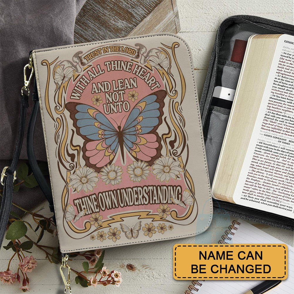 Personalized Trust In The Lord Bible Cover
