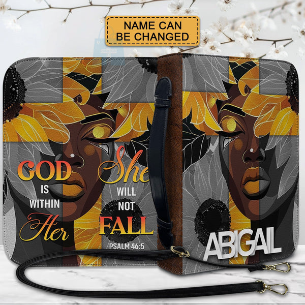 God Is Within Her Personalized Bible Cover