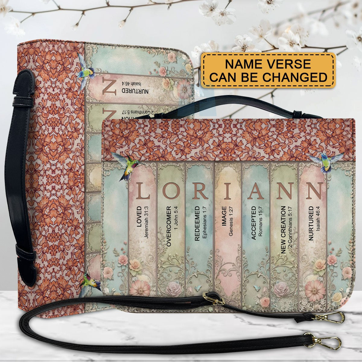 Personalized Name Meaning Bible Cover