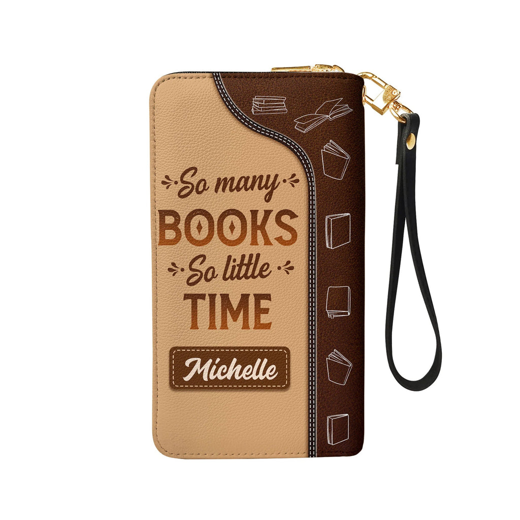 So Many Books Personalized Clutch Purse
