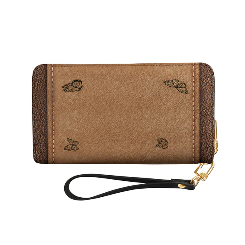 Personalized Way Maker Butterfly Clutch Purse