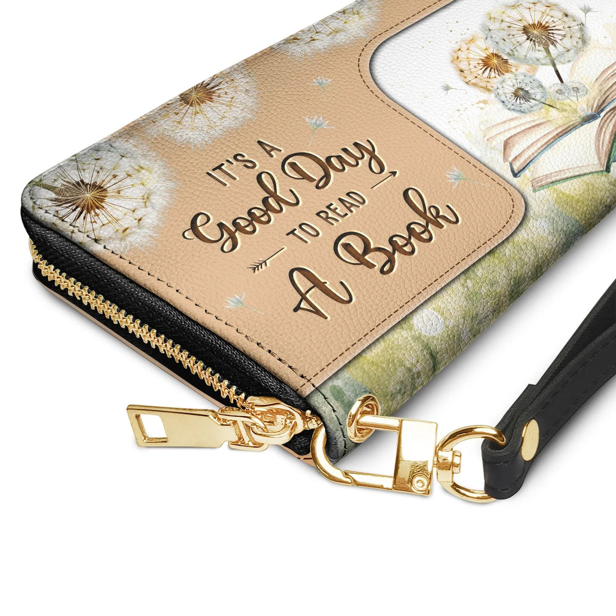 Good Day To Read A Book Personalized Clutch