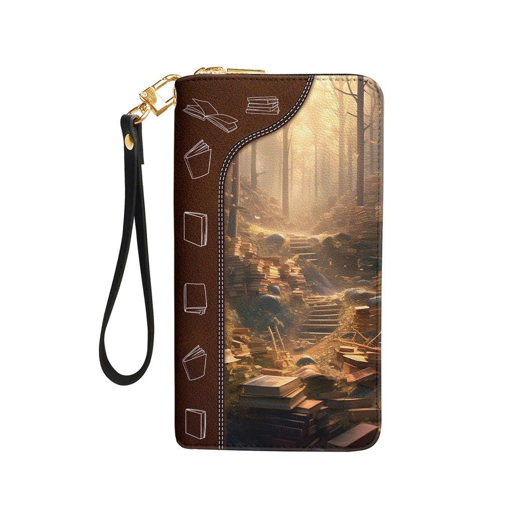 So Many Books Personalized Clutch Purse