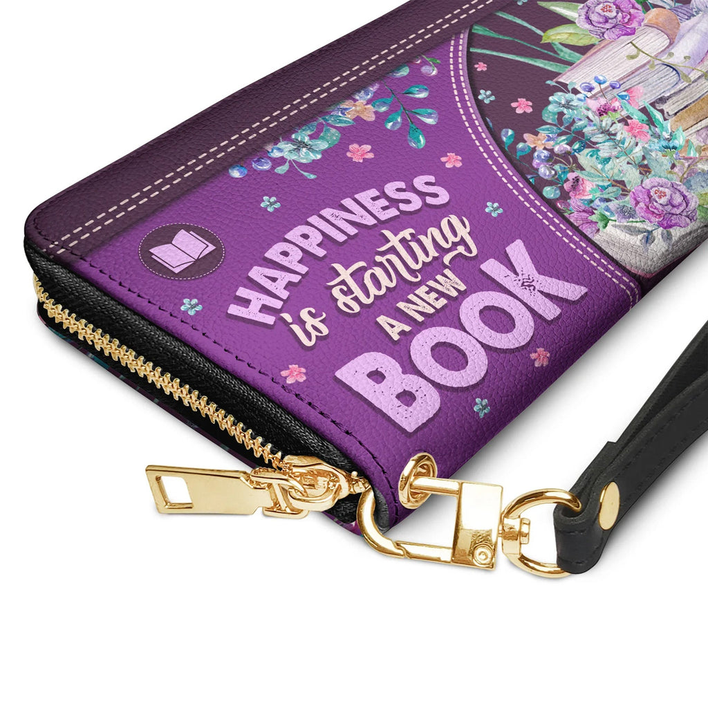 Personalized Starting A New Book Clutch Purse