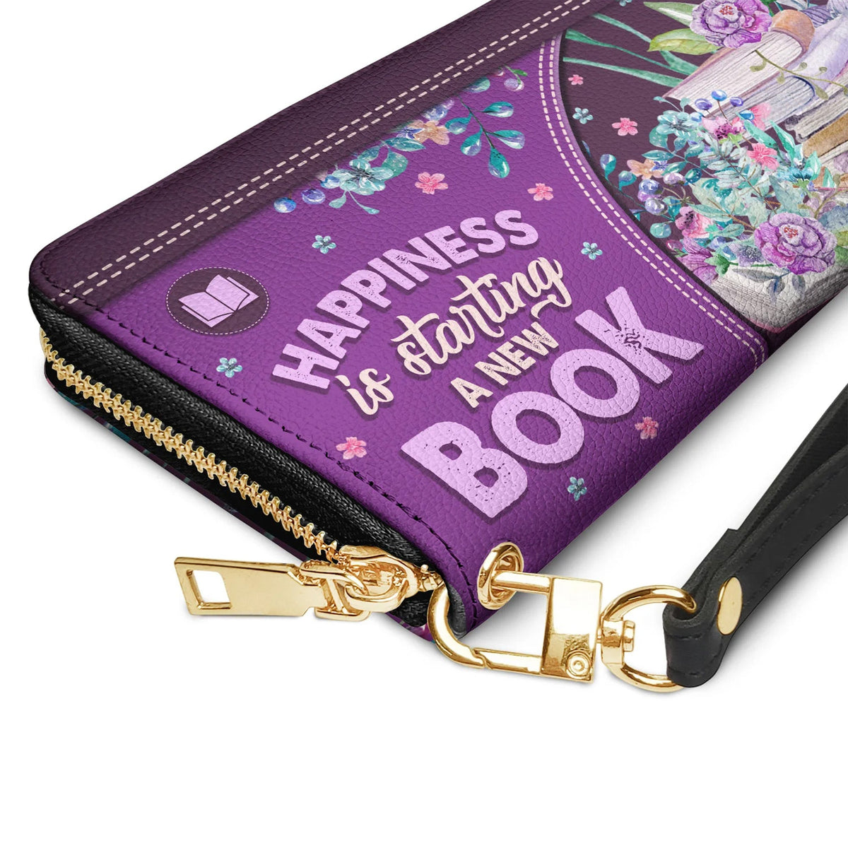Personalized Starting A New Book Clutch Purse