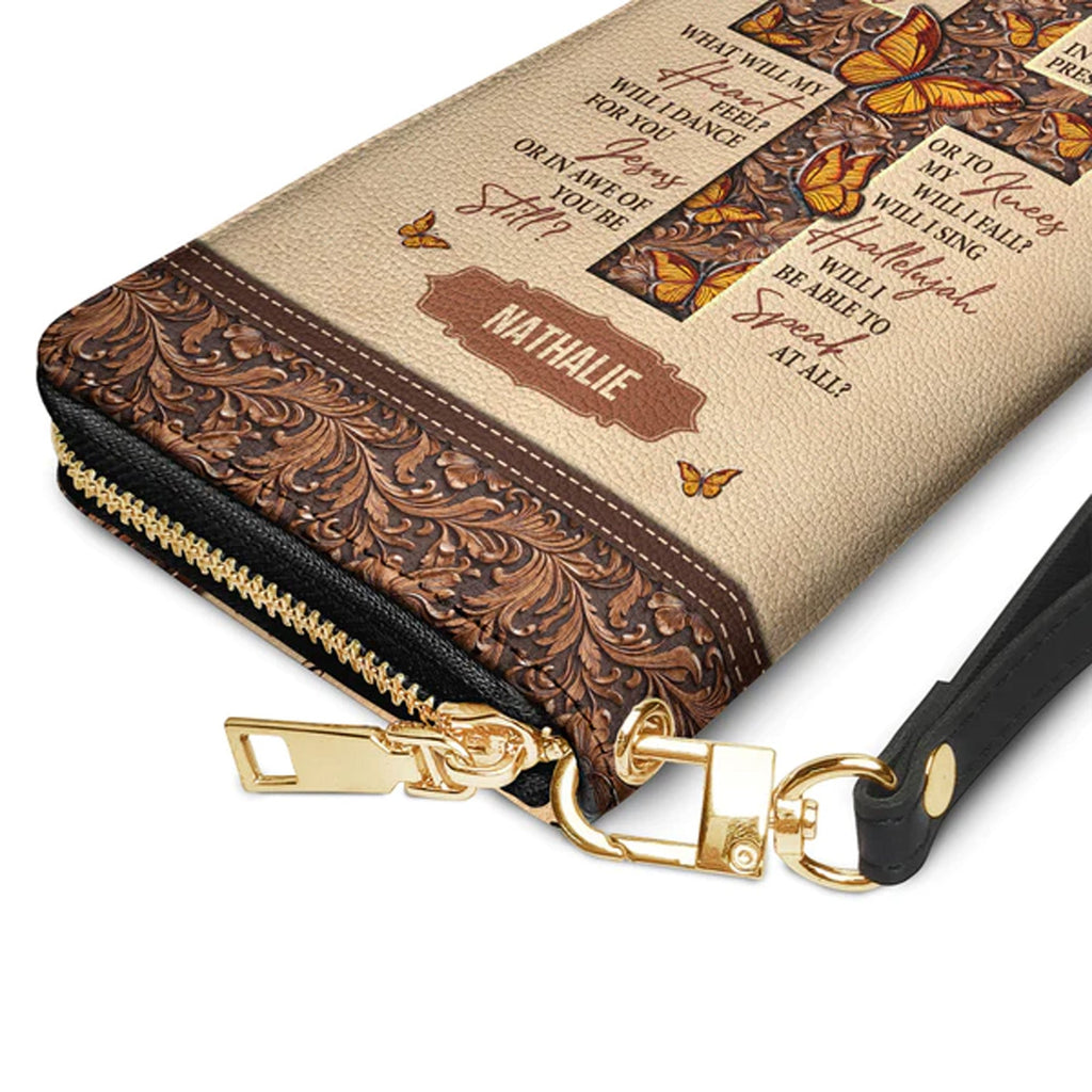 I Can Only Imagine Butterfly Clutch Purse