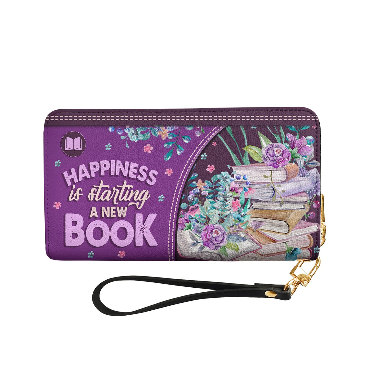 Personalized Starting A New Book Clutch Purse