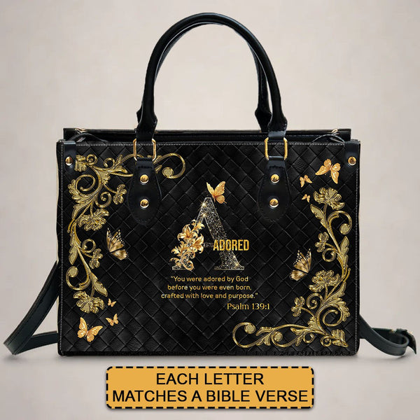 Personalized Christian Bible Verse Handbag