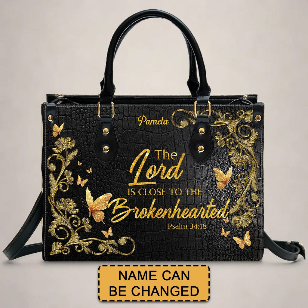 Walking in Faith Custom Christian Leather Handbag