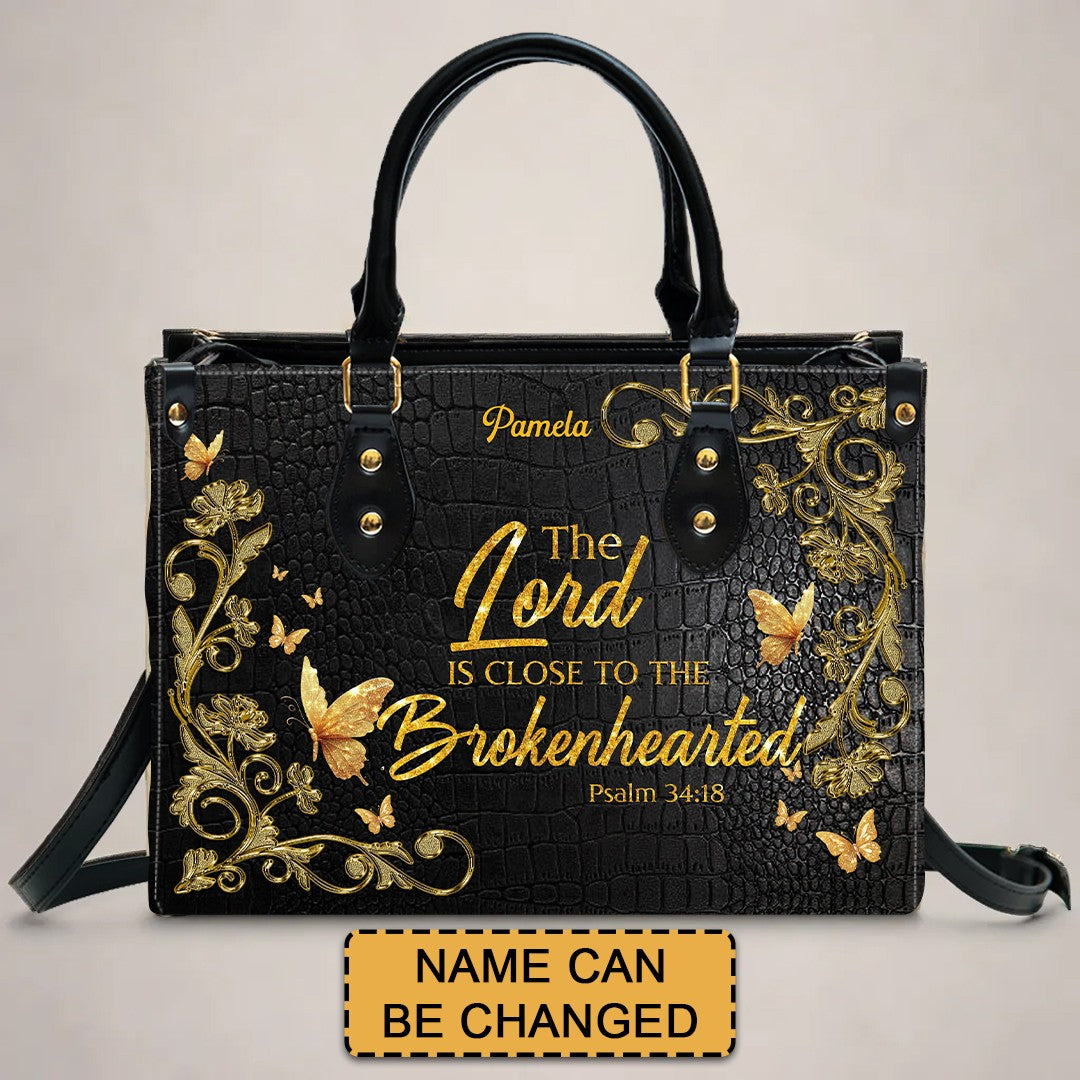 Walking in Faith Custom Christian Leather Handbag