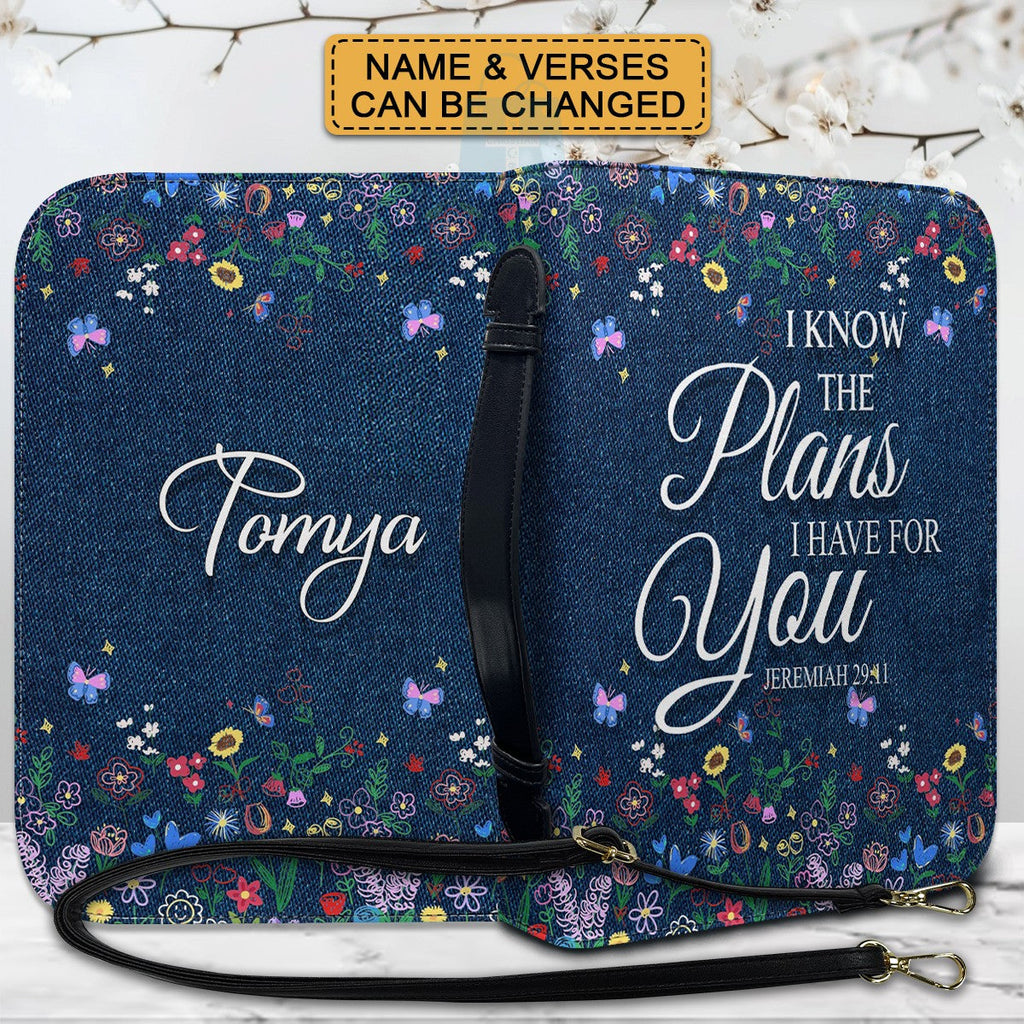 Personalized I Know The Plans Bible Cover