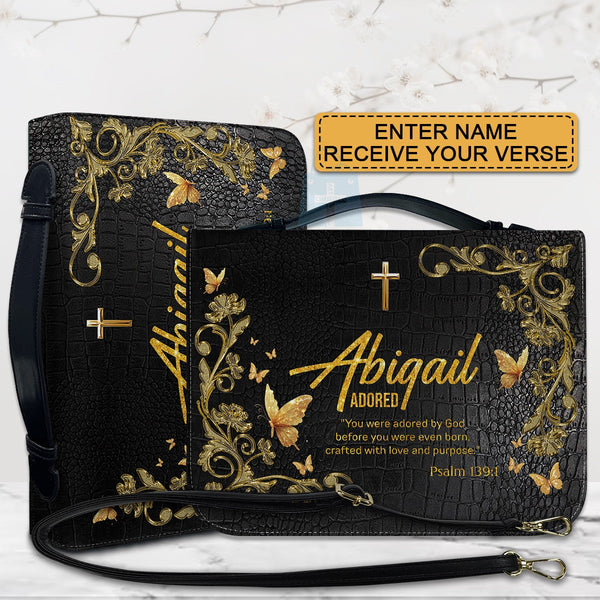 Personalized Name Meaning Bible Cover