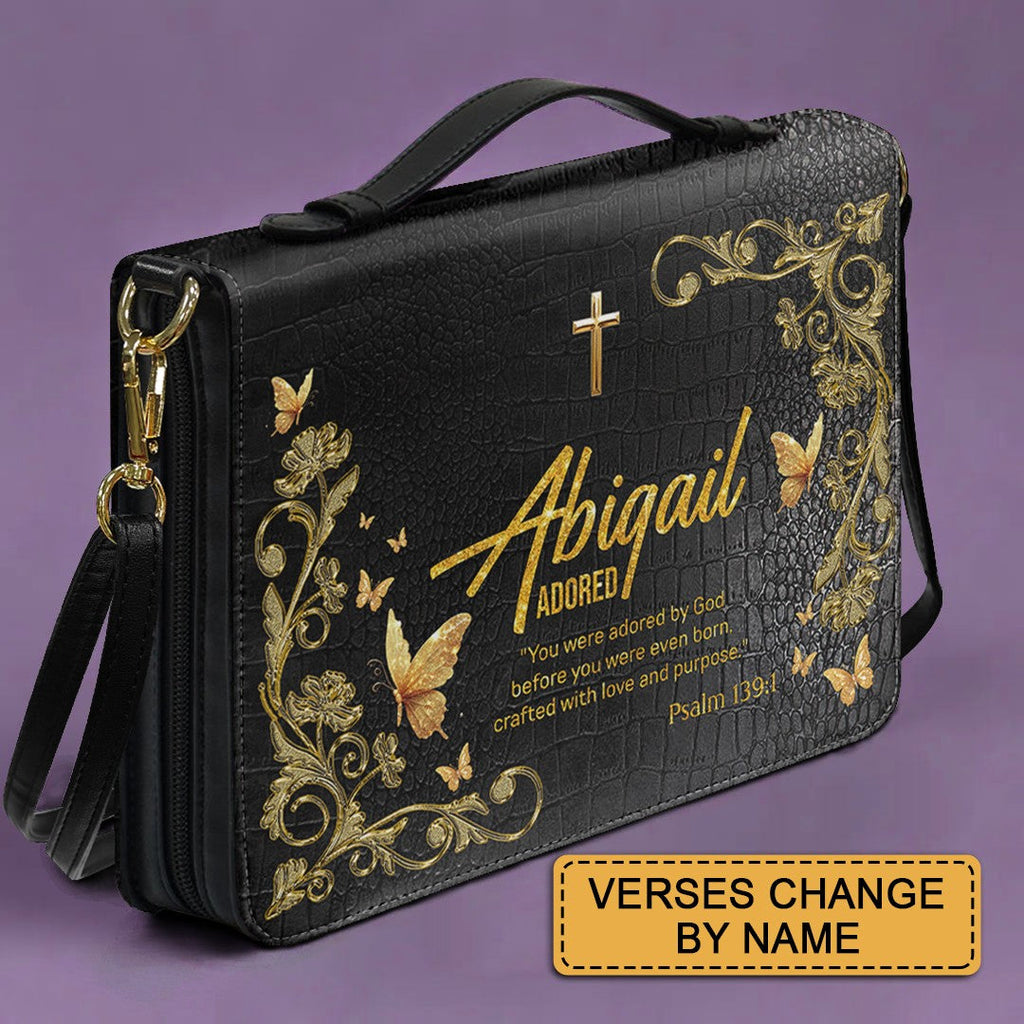 Personalized Name Meaning Bible Cover