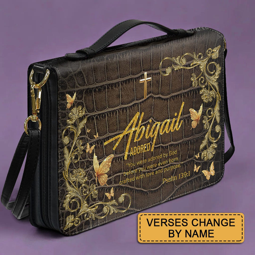 Personalized Name Meaning Bible Cover