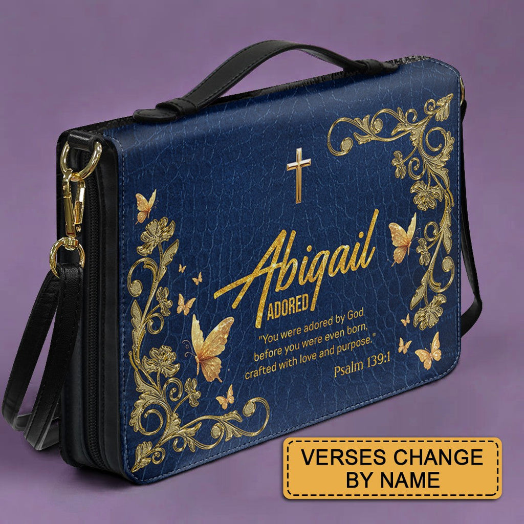 Personalized Name Meaning Bible Cover