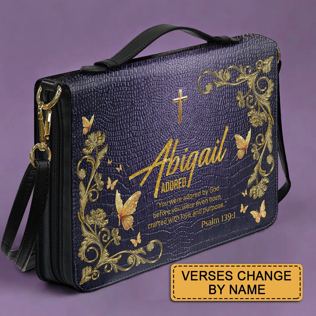 Personalized Name Meaning Bible Cover