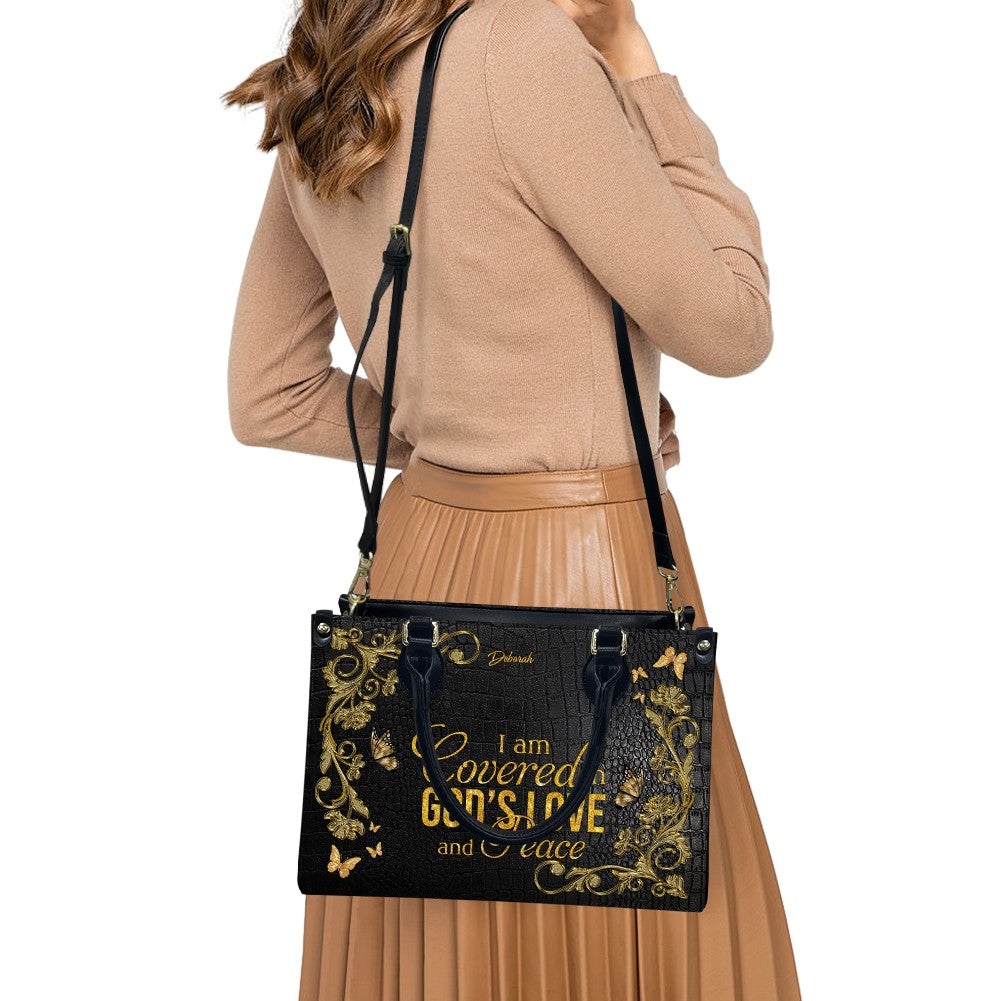 Christian Affirmation Leather Handbag