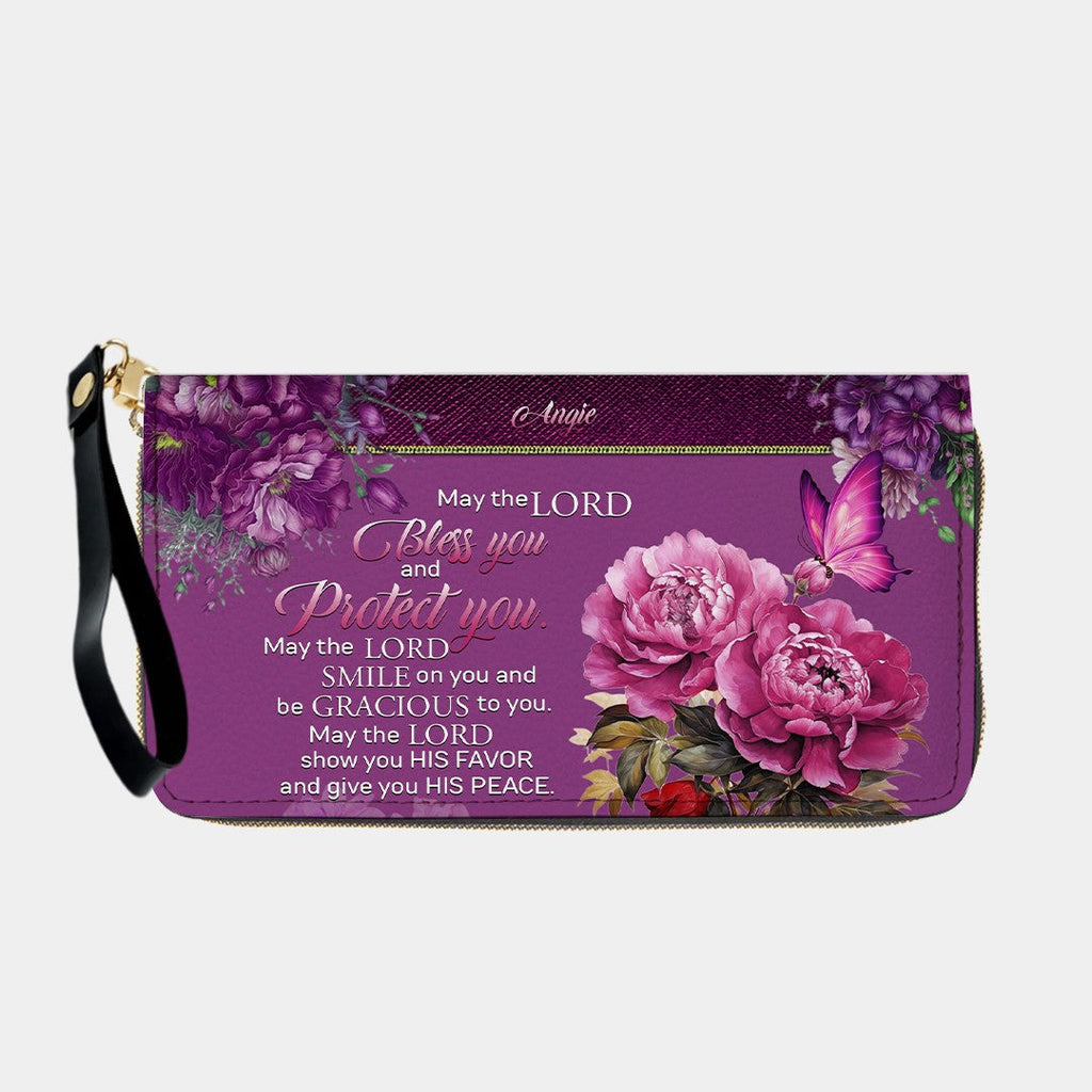 Personalized Faith Leather Handbag & Clutch