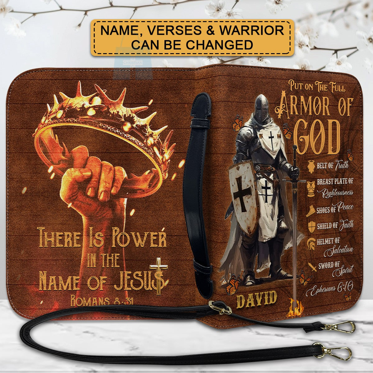 Armor of God Personalized Bible Cover