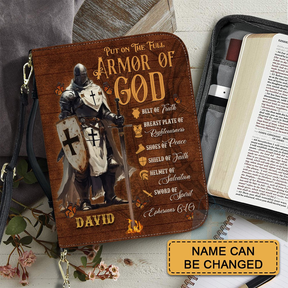 Armor of God Personalized Bible Cover
