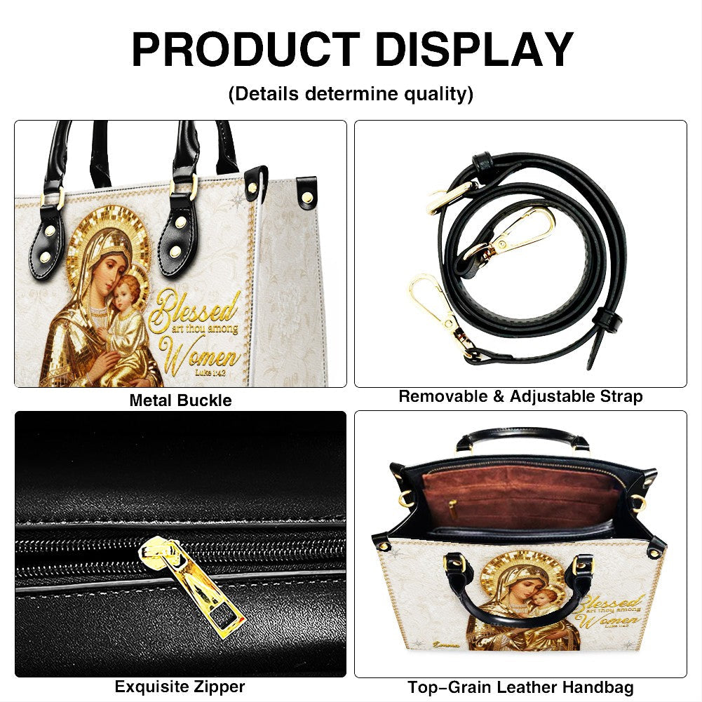 Personalized Christian Faith Leather Handbag
