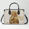 Personalized Christian Faith Leather Handbag