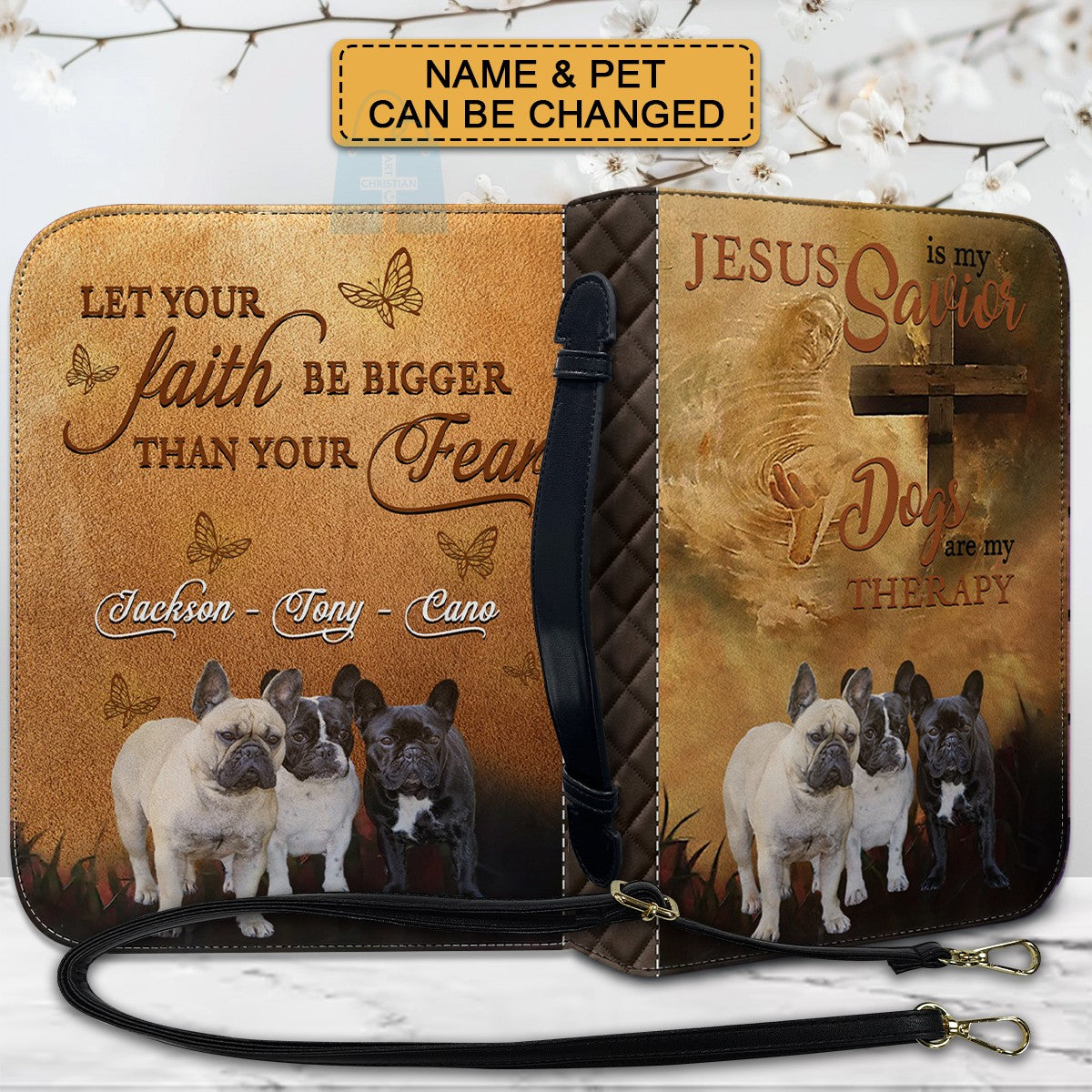 Personalized Pet Photo & Name Bible Cover