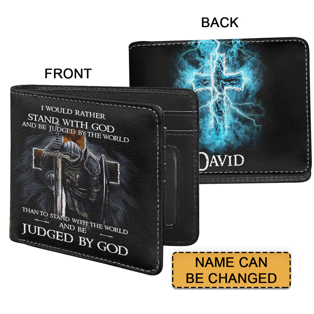 Personalized Valor of Faith Men's Wallet