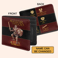 Personalized Armor of God Men's Leather Wallet