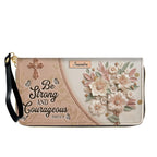 Personalized Beige Cross Handbag & Wallet Set