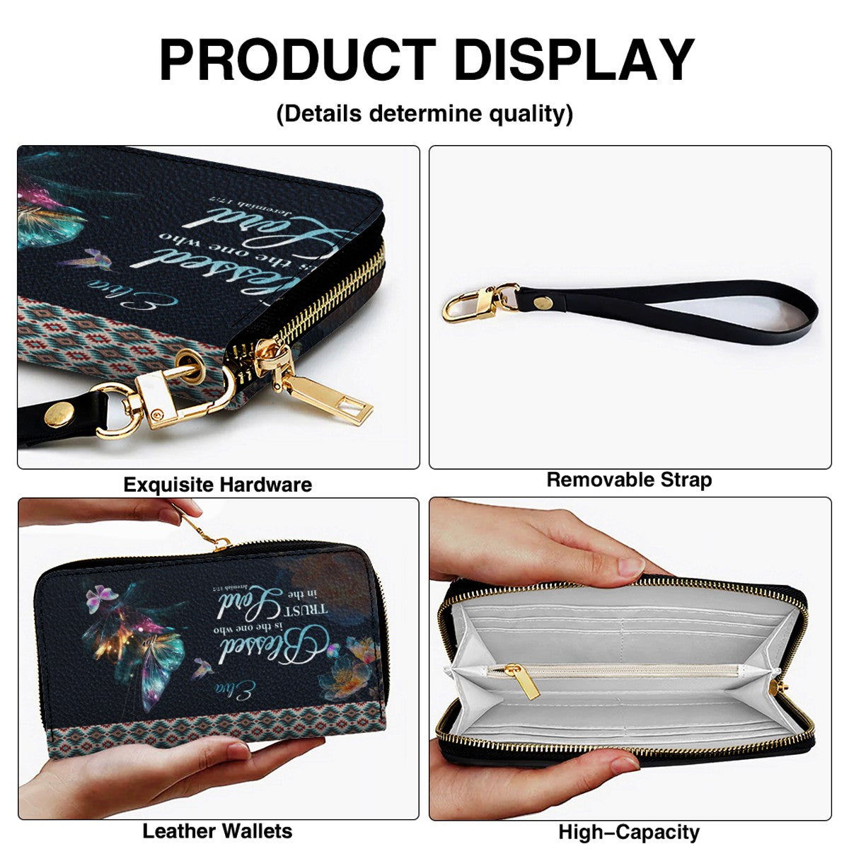 Jeremiah 17:7 Blessed Leather Handbag & Wallet