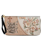 Personalized Beige Cross Handbag & Wallet Set