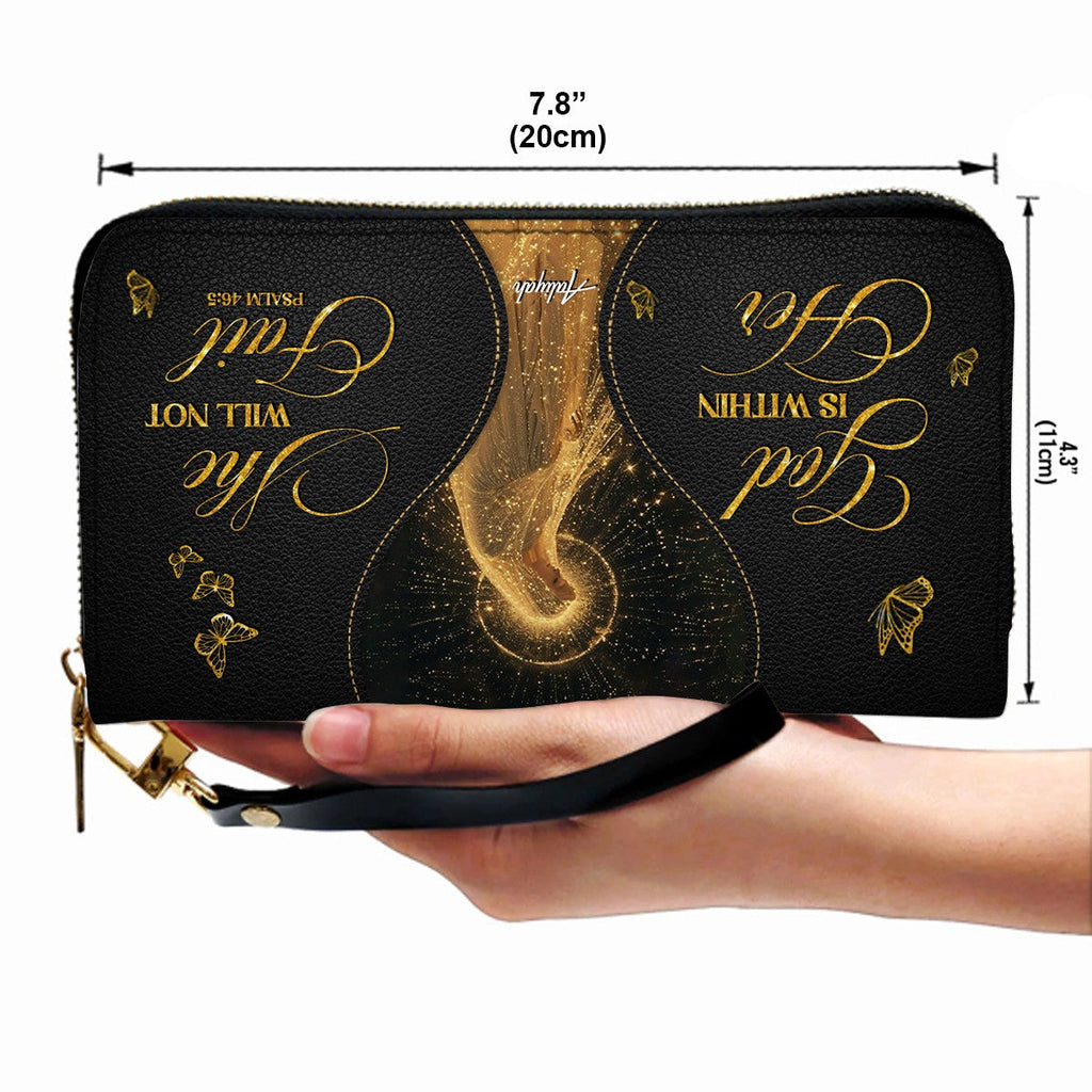 Personalized Christian Leather Handbag & Wallet Set