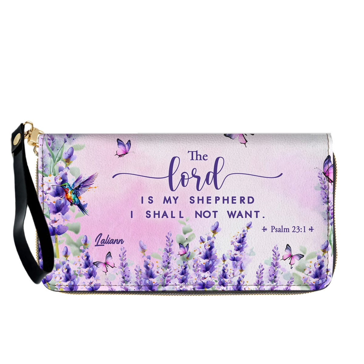 Custom Christian Leather Handbag & Matching Wallet