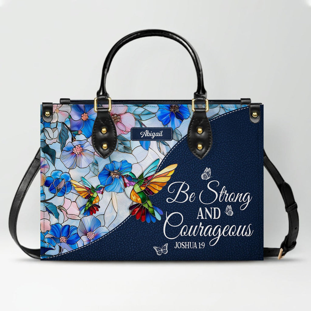 Personalized Bible Verse Leather Handbag