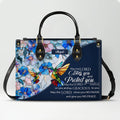 Personalized Bible Verse Mosaic Leather Handbag
