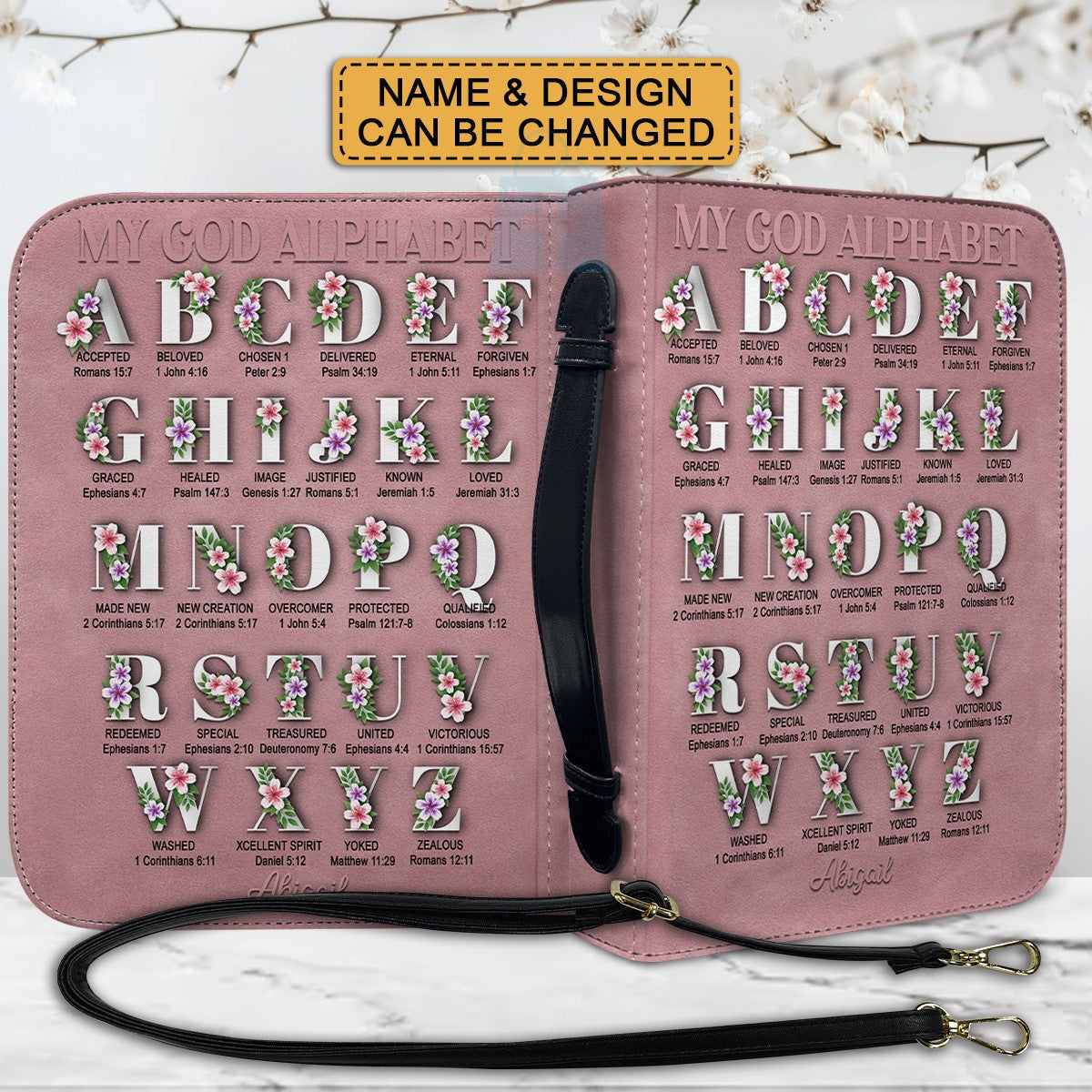 Personalized My God Alphabet Bible Cover