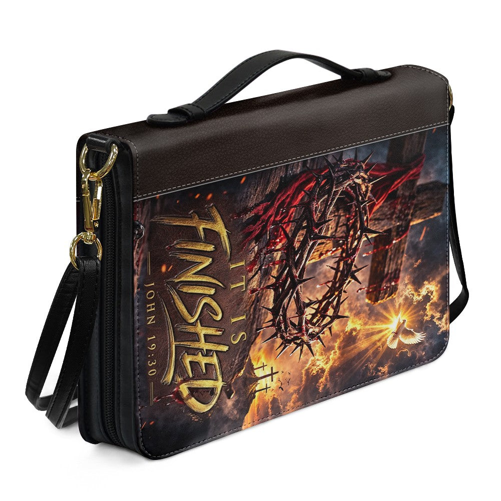 Personalized It Is Finished John 19:30 Bible Cover