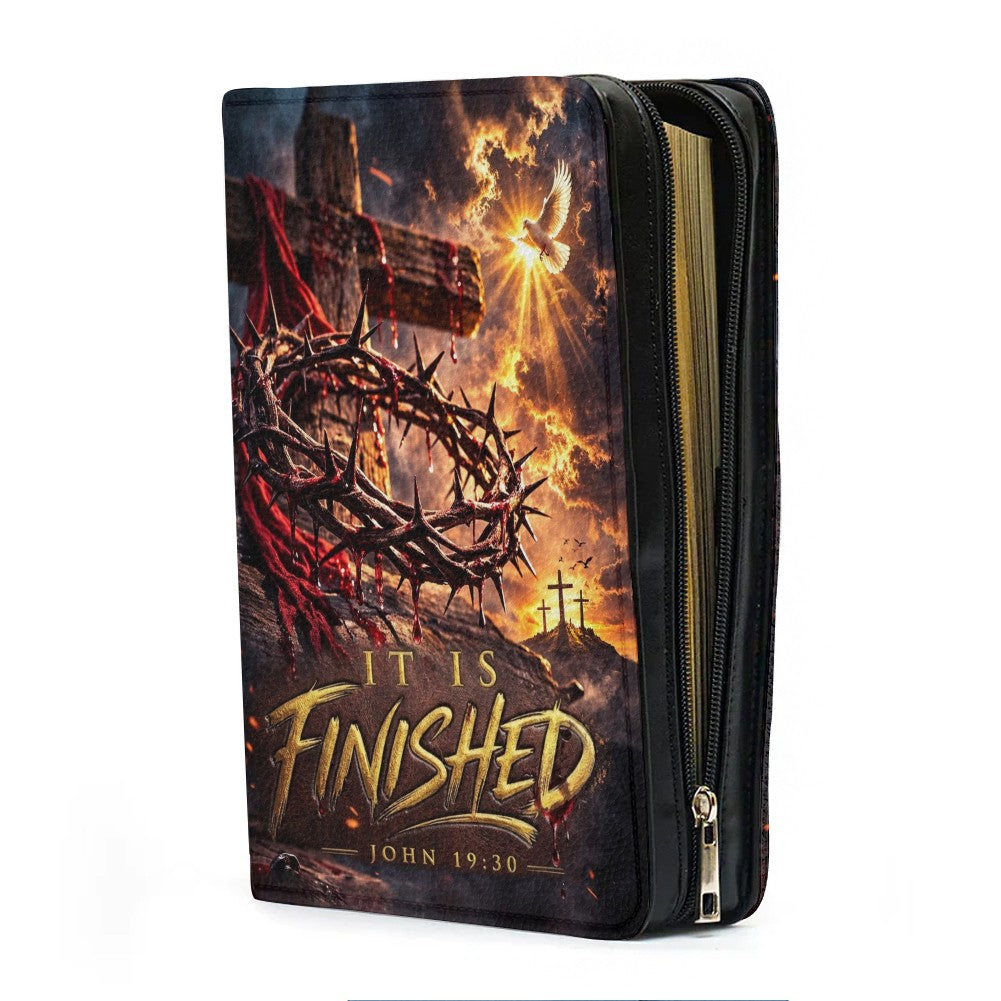 Personalized It Is Finished John 19:30 Bible Cover