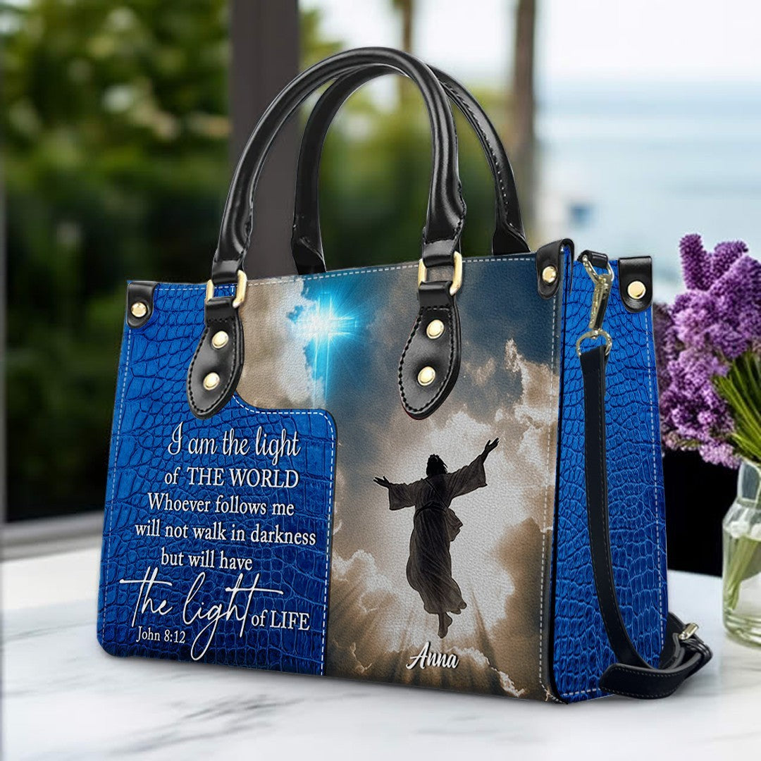 Personalized Christian Leather Handbag